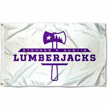 Stephen F. Austin Lumberjacks White Flag Large 3x5