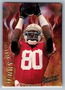 1994 lleno de acción - En Llamas Jerry Rice #R1 - Salón de la fama casi nuevo - Imagen 1 de 2