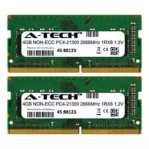 8GB 2x 4GB DDR4 Memory RAM for DELL LATITUDE 7214 7270 7414 E7214 E7270 E7414 8G - Picture 1 of 3
