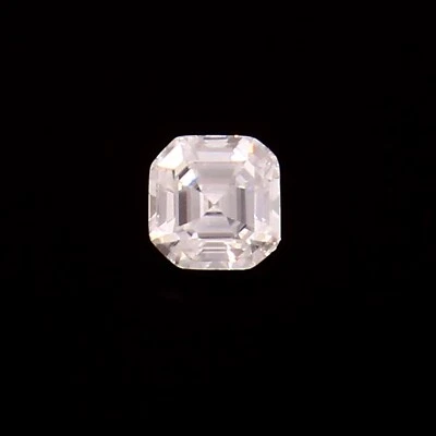 White D Color VVS1 Moissanite Asscher Cut Gemstone Lab Created Diamond 4x4 MM - Image 1 of 4