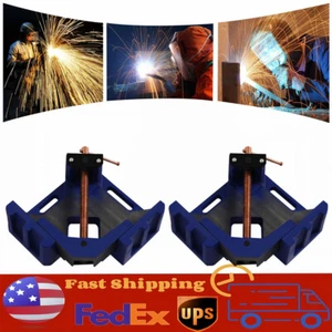 4'' Jaw Welder Welding Molding Angle Corner Clamp Bench Vise Jaw Depth 3.45cm US - Picture 1 of 13