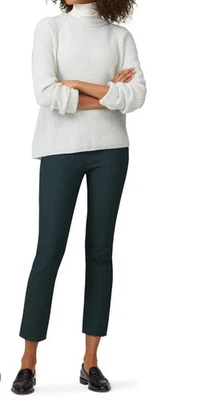 Pantalón Legging Vince L Costura Frontal Ponte Verde Elástico Cremallera Lateral Abertura al Tobillo Foto 1 de 4