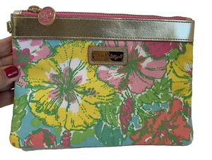 Lilly Pulitzer Ausweisetui Schlüsselanhänger Geldbörse Reißverschluss (Handgelenktasche fehlt) - Bild 1 von 6