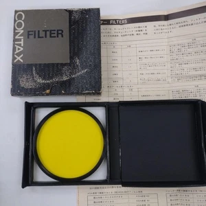 Contax MC 86mm Yellow Filter with Original Case, Box & Manual Deadstock - Picture 1 of 2
