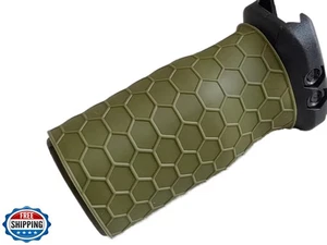 Universal Tactical Rubber Rifle Grip Sleeve Ergonomic Anti Slip Hex Grip Glove - Bild 1 von 5