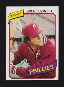 1980 TOPPS #120 Greg Luzinski PHILADELPHIA PHILLIES NM+ A - Picture 1 of 2