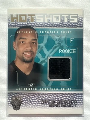 Drew Gooden Rookie - Fleer Hot Shots 2002-03 - Camisa de tiro RC MEM Foto 1 de 2