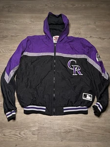 Felco Signatures Jacket Youth Size XL Colorado Rockies MLB Baseball Full Zip - Picture 1 of 6