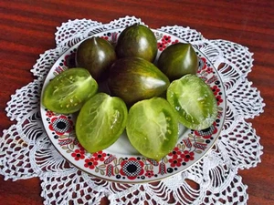 Semillas de tomate PIEDRA LUNAR verde con rayas tomates orgánicos Ucrania 20 semillas D - Imagen 1 de 4