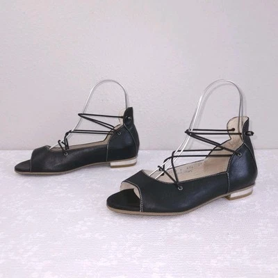 Sandalias de gladiador FIDJI con tiras para mujer EU 38 punta abierta planas 7,5 Anthropologie  Foto 1 de 4