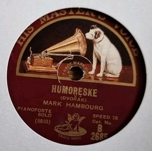 78 RPM 10" Gramaphone Record - HUMORESKE (Dvorak) & TRAUMEREI (Schumann) - Picture 1 of 6