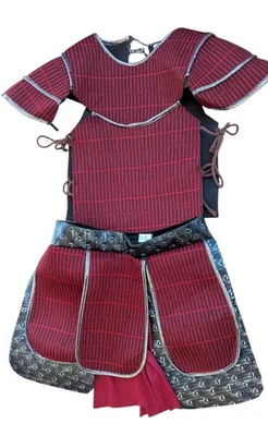 Deluxe Samurai Japanese Warrior Ninja Costume Childs Xl Medieval Top Gladiator  - Image 1 of 4