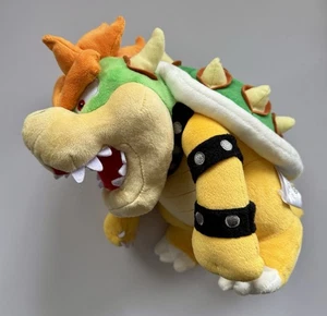 SUPER MARIO OFFICIAL 10” BOWSER PLUSH SOFT TOY Sanei 2011 - Picture 1 of 5