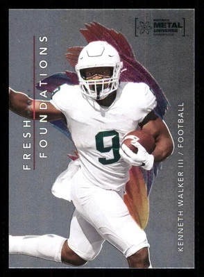 2022 Skybox Metal Universe Champions Fresh Foundation #FF24 Kenneth Walker III - Image 1 of 2