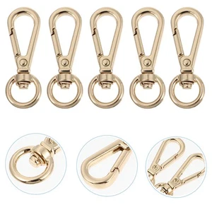 6 Pcs Luggage Hardware Dog Buckle Bag Clasp Handbag Belt Buckles - Picture 1 of 12
