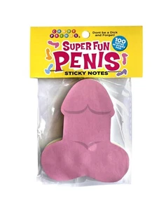 Little Genie Candy Prints Super Fun Penis Sticky Notes, New - Picture 1 of 2