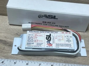 ASL EB-AE-22 Rapid Start Ballast FC8T9 Circline 22 Watt Fluorescent Lamp Ballast - Picture 1 of 7