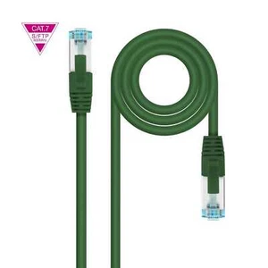 Câble Réseau Ethernet RJ45 50 CM Vert Cat.7 LSZH SFTP PIMF AWG26 - Zdjęcie 1 z 3