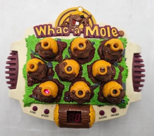Whac a Mole Electronic Handheld Game w/ Lights & Sound Tested Works 1999 Marvel - Picture 1 of 5