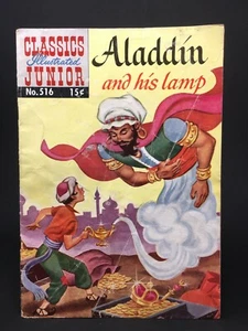 CLASSICS ILLUSTRATED JUNIOR #516 - Aladdin and his Lamp - GD 2.0 - Imagen 1 de 4