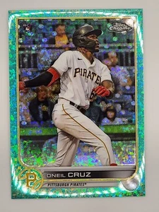 2022 Topps Chrome Oneil Cruz #128 Aqua Mini Diamond Refractor /199 RC Pirates - Picture 1 of 3
