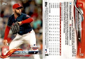 Danny Salazar 2018 Topps Opening Day Baseball Card 38  Cleveland Indians