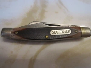 Vintage SCHRADE WALDEN NY USA 34OT 3 5/16" 3 blade stockman Knife EUC - Picture 1 of 12