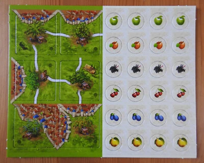 Carcassonne - Fruit Bearing Trees | Mini Expansion | New | English Rules - Image 1 of 4