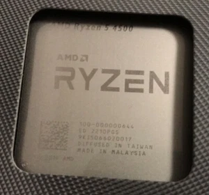 Ryzen AMD Ryzen 5 4500 3.6GHz 6Core 12T 8MB AM4 Socket CPU Processor R5 4500 - Picture 1 of 1