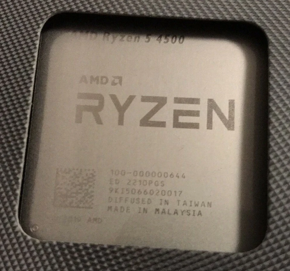 Ryzen AMD Ryzen 5 4500 3.6GHz 6Core 12T 8MB  AM4 Socket CPU Processor R5 4500 - Image 1 of 1