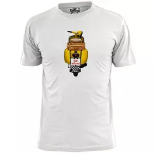 T-shirt uomo cavalca con me scooter Vespa Lambretta mod Weller - Foto 1 di 2