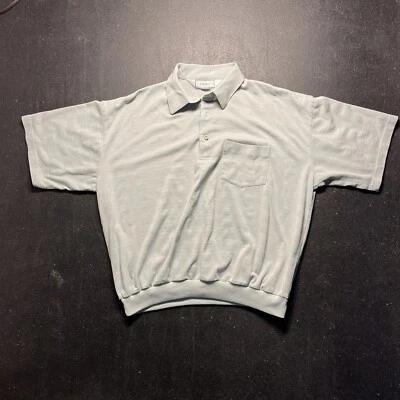 Винтажная классическая зеленая рубашка регби поло для гольфа с воротником Palmland размер XL винтажный папа - Изображение 1 из 4