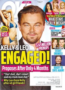 OK! Magazine October 19 2015 Leonardo DiCaprio Blake Shelton Kaley Cuoco - Picture 1 of 3