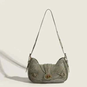 y2k Canvas Designer Shoulder Handbags Street Style Cool Purse Bags Women - Picture 1 of 9