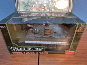 1:18 MOTORWORKS GERMAN WWII TIGER I AUSF.E TANK #326 IN STD GERMAN GRAY - Picture 1 of 9