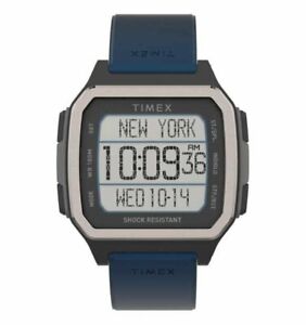Reloj de Hombre TIMEX COMMAND URBAN TW5M28800 Digital Silicona Azul Chrono