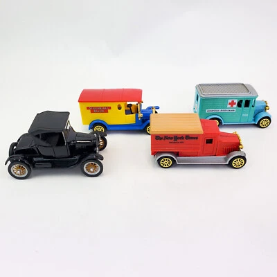 Coches coleccionables de plástico fundido digest de colección de lectores panadería ambulancia coche de noticias Foto 1 de 4