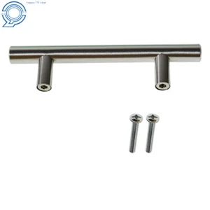 30Pack T Bar Handles Brushed Nickel Kitchen Cabinet Pulls Stainless Steel Drawer - Picture 1 of 10