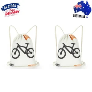 Drawstring Sports Backpack Gym String Bags Large Capacity Waterproof for Cycling - Picture 1 of 6