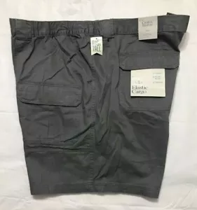 Pantalones Cortos Carga Croft & Barrow Laterales Elásticos Para Hombre Talla 52 Gris Sobre la Rodilla B&T Nuevos con Etiquetas - Imagen 1 de 9