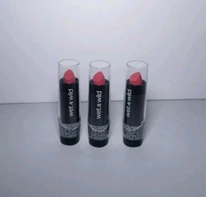 3 rossetti Wet n Wild Silk Finish colore rosa Hot Paris 542B (nuovi e sigillati) - Foto 1 di 4