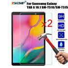 2Pcs Tempered Glass Clear Screen Protector Samsung Galaxy Tab A 10.1 T510 T515