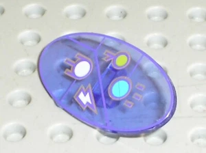 LEGO Minifig Shield TrPurple Oval Dimensions Keystone Ref 92747pb08 Set 71200 - Picture 1 of 1