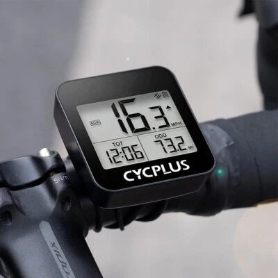 Drahtloser GPS Fahrradcomputer - 2 Zoll Wasserdichter Tachometer für Radfahrer - Bild 1 von 4