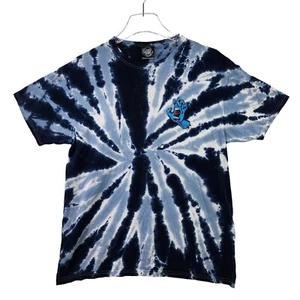 Camisa Santa Cruz Para Hombre Talla Mediana Monopatín Screaming Hand Tie-dye Azul - Imagen 1 de 6
