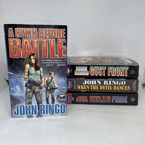 John Ringo Legacy Of The Aldenata Books 1-4 Paperback A Hymn Before Battle - Foto 1 di 8
