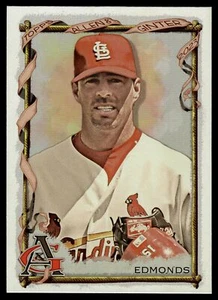 2023 Topps ALLEN & GINTER JIM EDMONDS SILVER PORTRAIT #304 CARDINALS - Picture 1 of 2