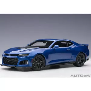 1/18 Chevrolet Camaro ZL1 2017 (Hyper Blue Metallic) Model Car by AUTOart 71209 - Picture 1 of 10