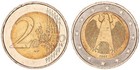 BRD  2 Euro 2002 F Fehlprägung : mit abartiger Randschrift   104819