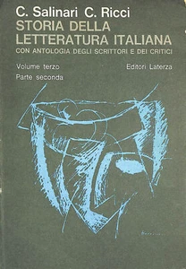 STORIA DELLA LETTERATURA ITALIANA. Volume Terzo. Parte Seconda. L'Ottocento e .. - Foto 1 di 1